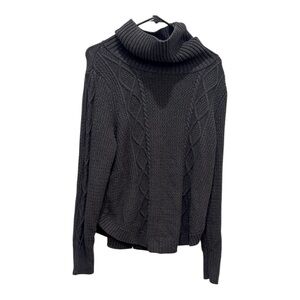 GAP Black Women’s Large Cowl Neck Sweater Classic Knit